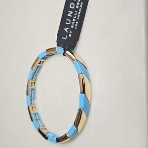 Laundry By Shelli Segal Gold and Blue Bracelet